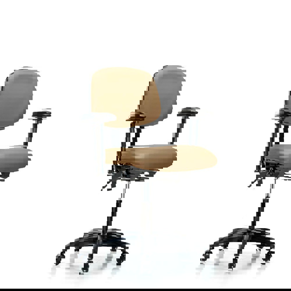 Task Chair: Vinyl, Taupe