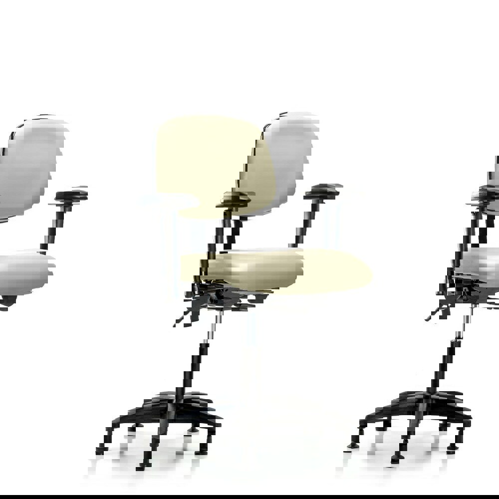 Task Chair: Vinyl, Adobe White