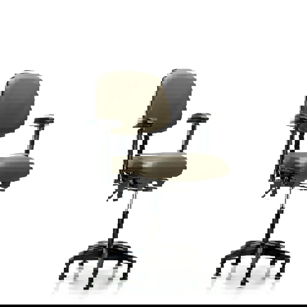 Task Chair: Vinyl, Taupe