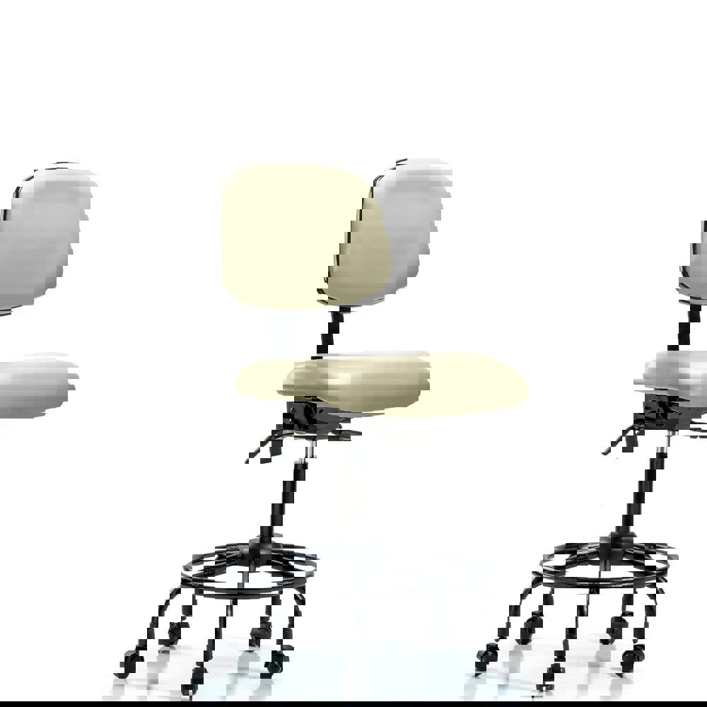 Task Chair: Vinyl, Adobe White