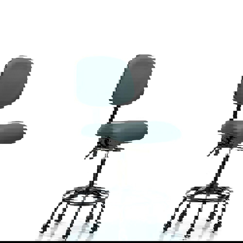 Task Chair: Vinyl, Colonial Blue