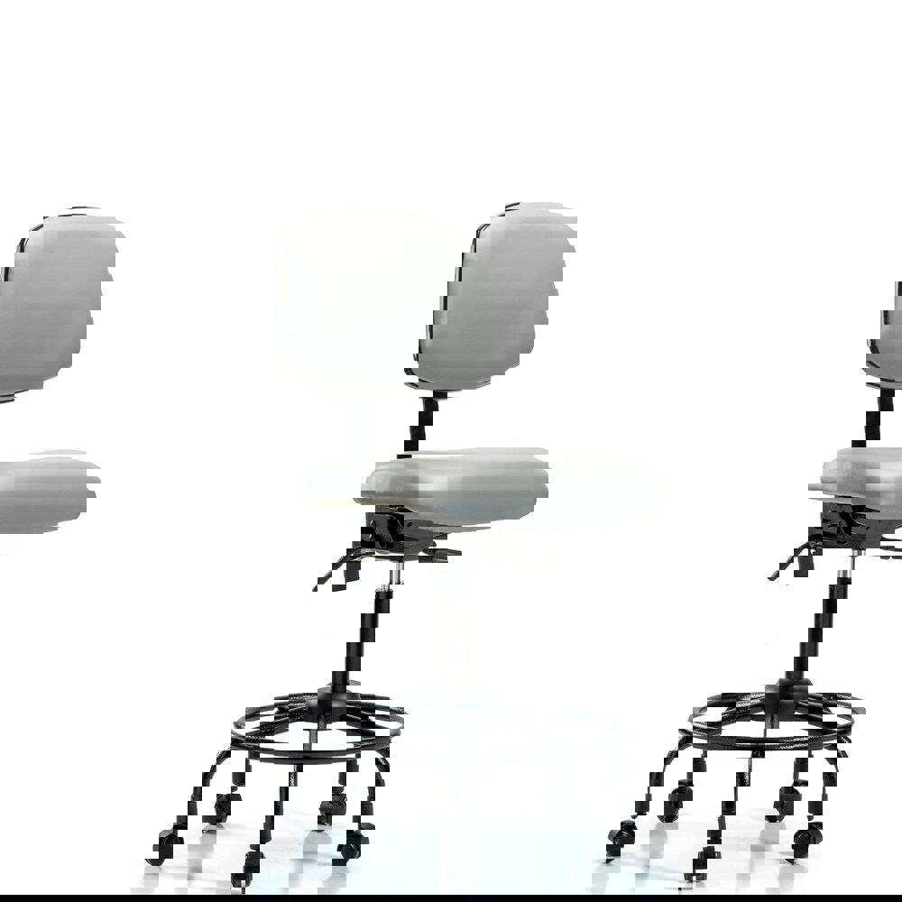 Task Chair: Vinyl, Dove