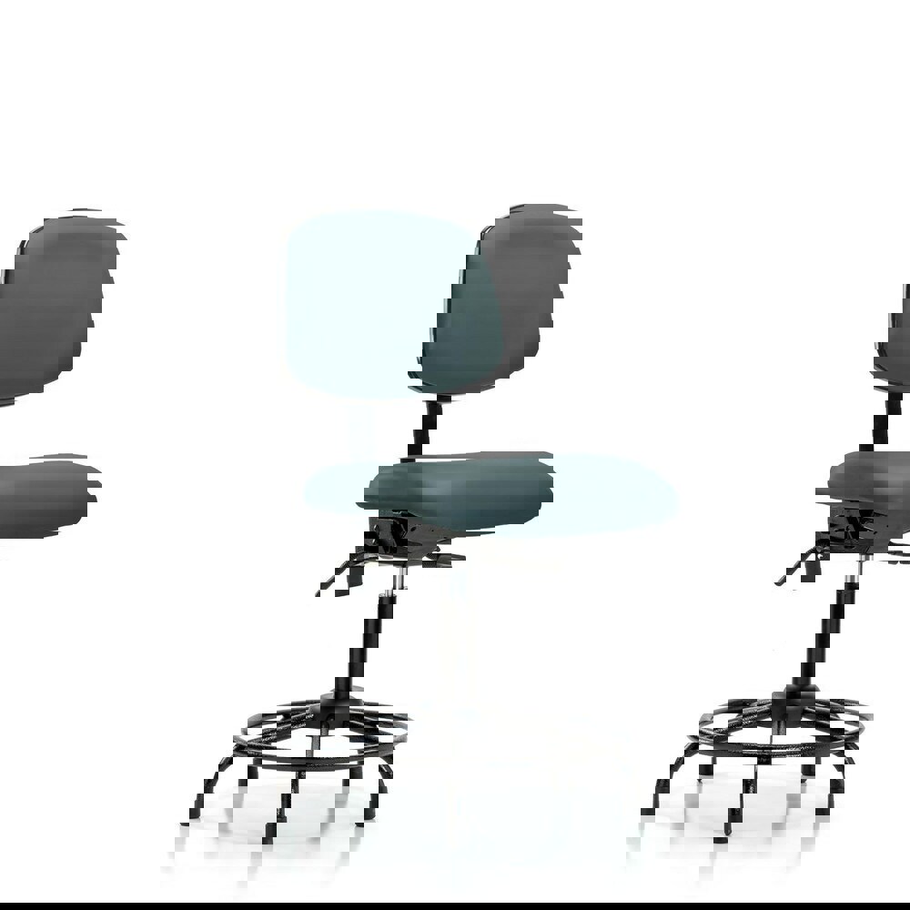 Task Chair: Vinyl, Colonial Blue