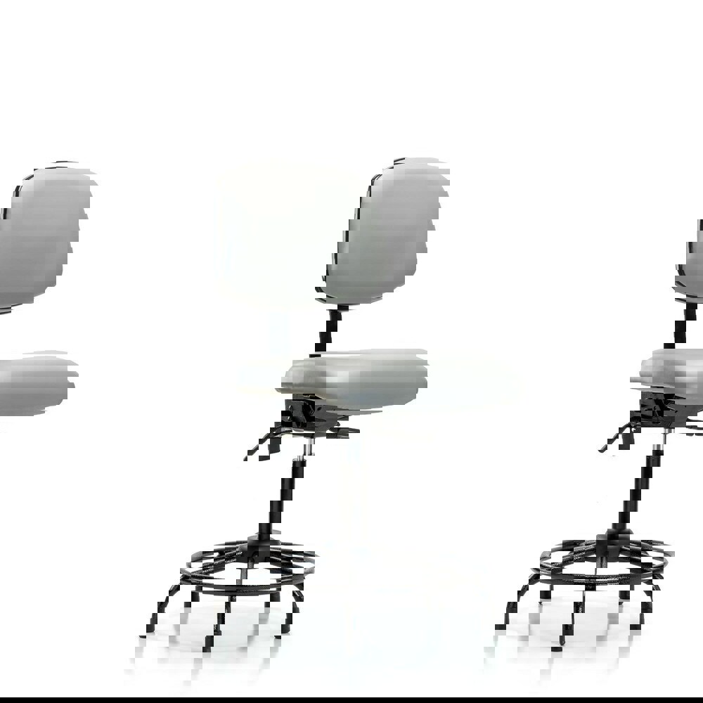 Task Chair: Vinyl, Dove