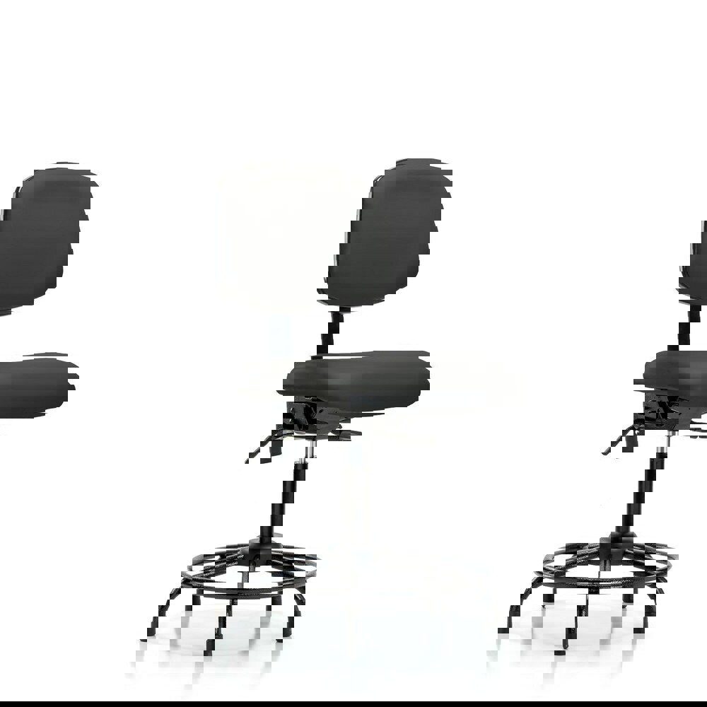 Task Chair: Vinyl, Charcoal