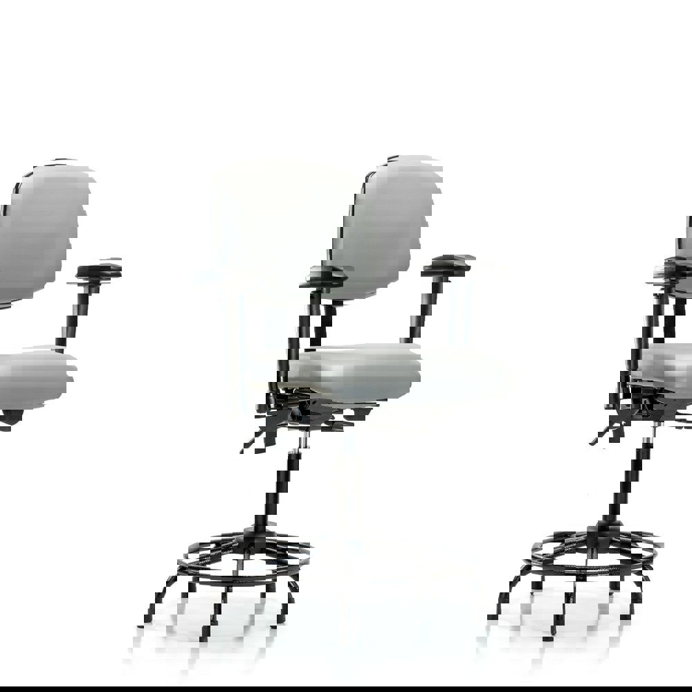 Task Chair: Vinyl, Dove