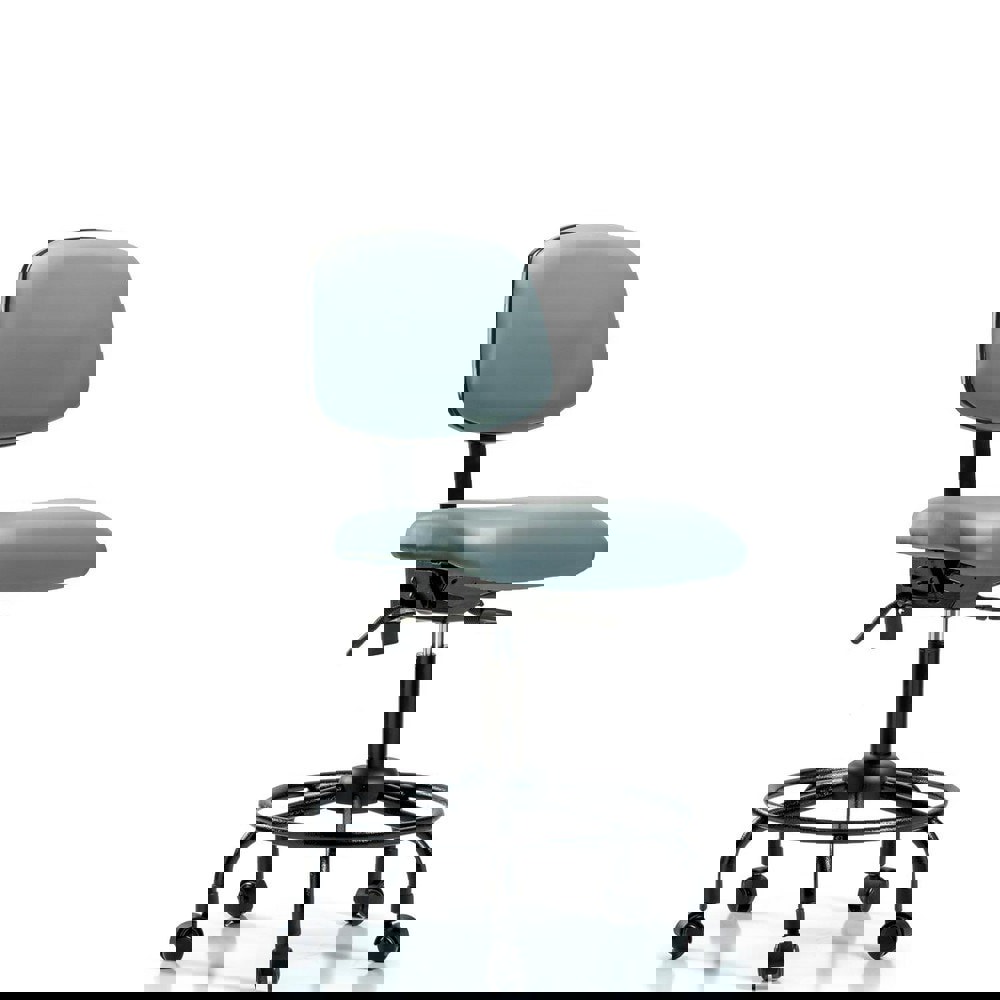 Task Chair: Vinyl, Storm