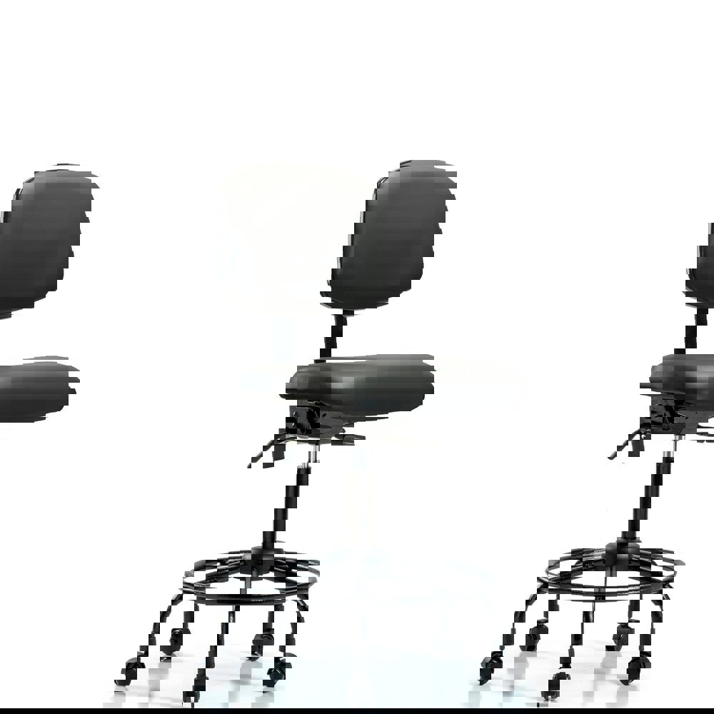 Task Chair: Vinyl, Carbon