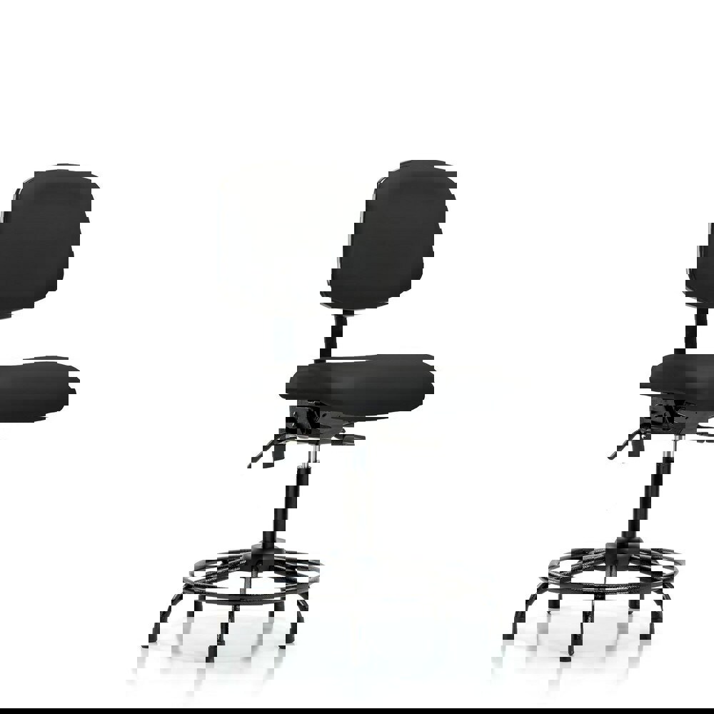 Task Chair: Vinyl, Black