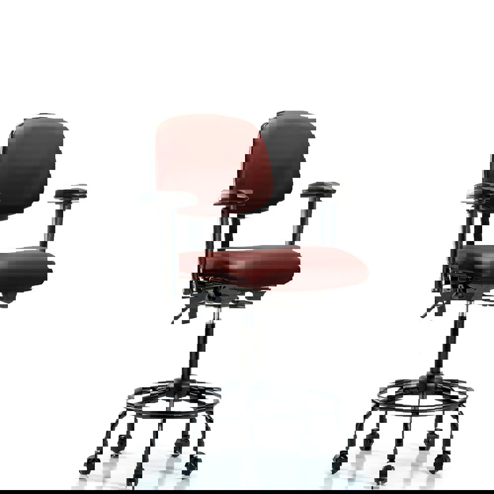 Task Chair: Vinyl, Borscht