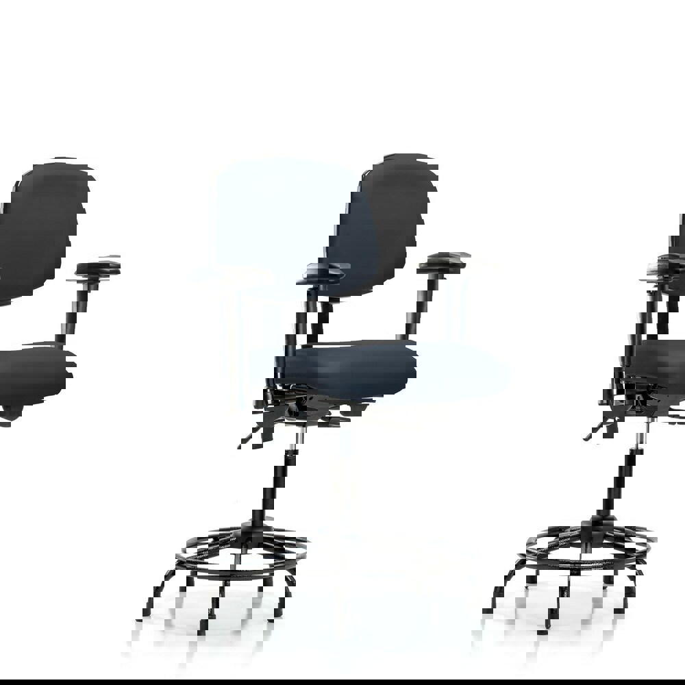 Task Chair: Vinyl, Imperial Blue