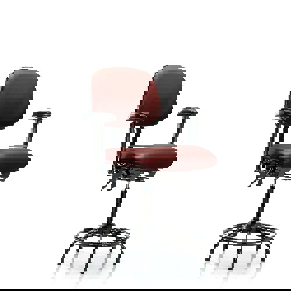 Task Chair: Vinyl, Borscht