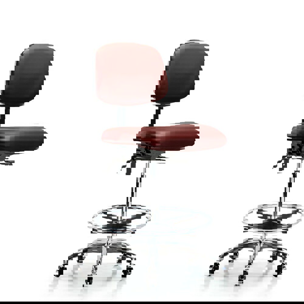 Task Chair: Vinyl, Borscht