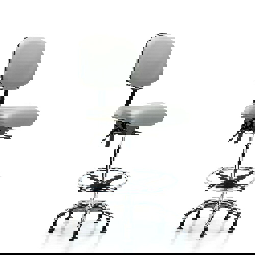 Task Chair: Vinyl, Dove