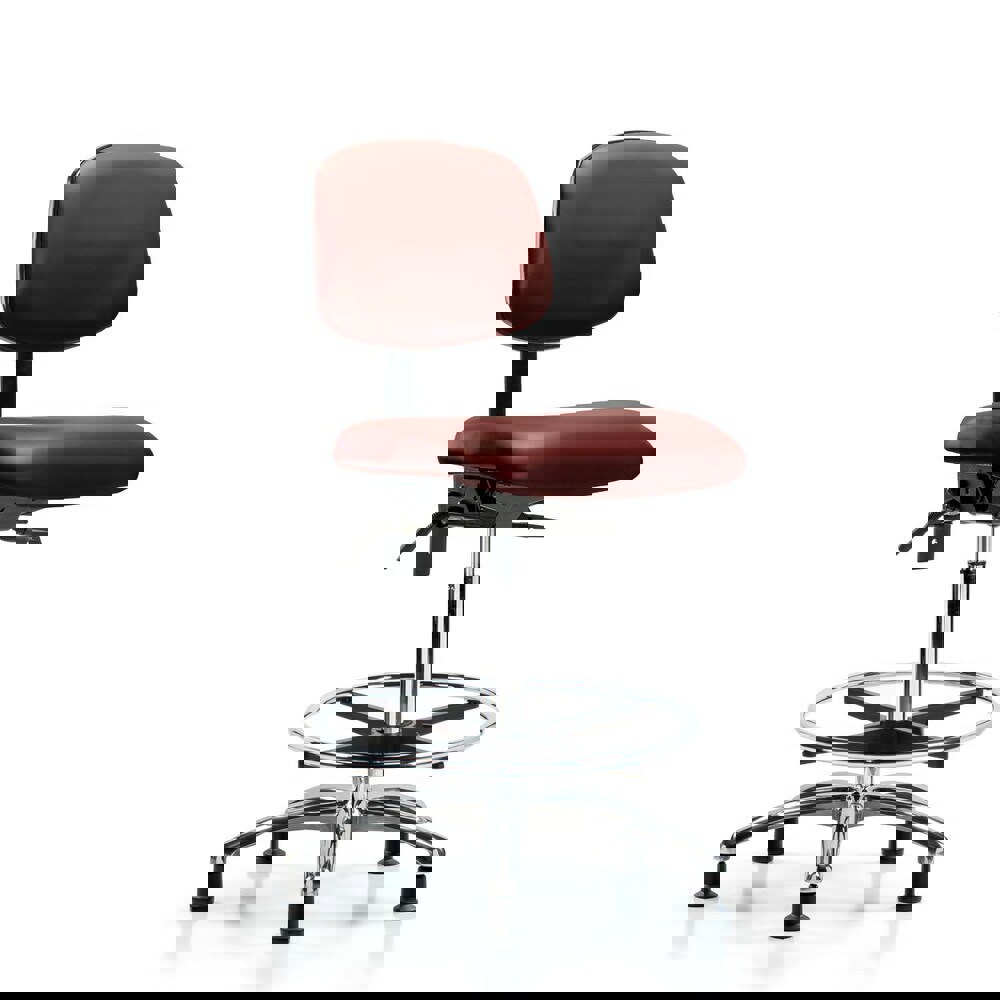 Task Chair: Vinyl, Borscht