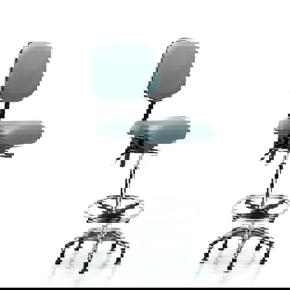 Task Chair: Vinyl, Storm