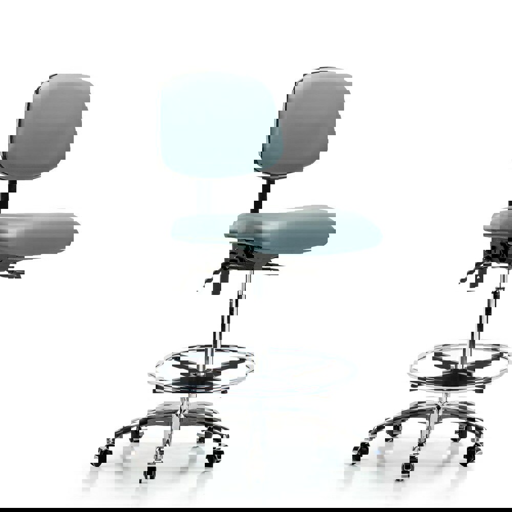 Task Chair: Vinyl, Storm