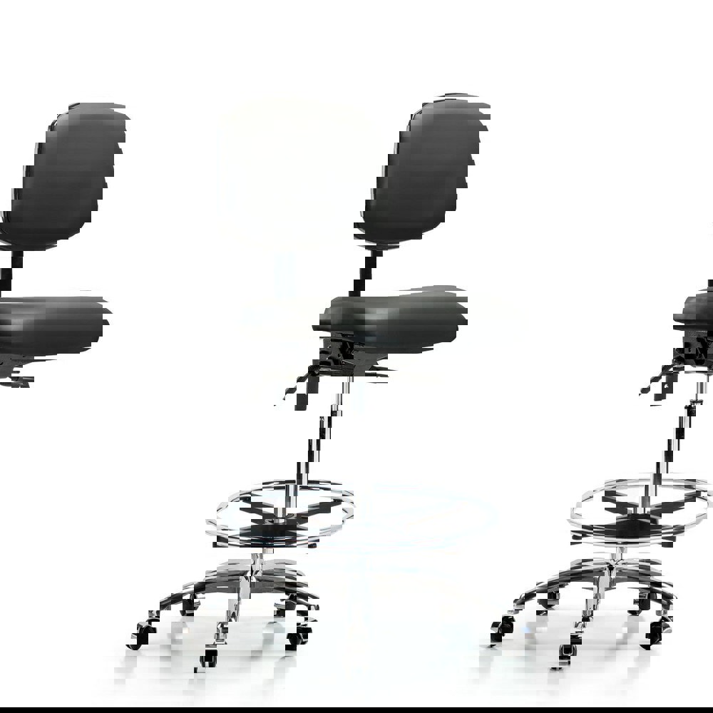 Task Chair: Vinyl, Carbon