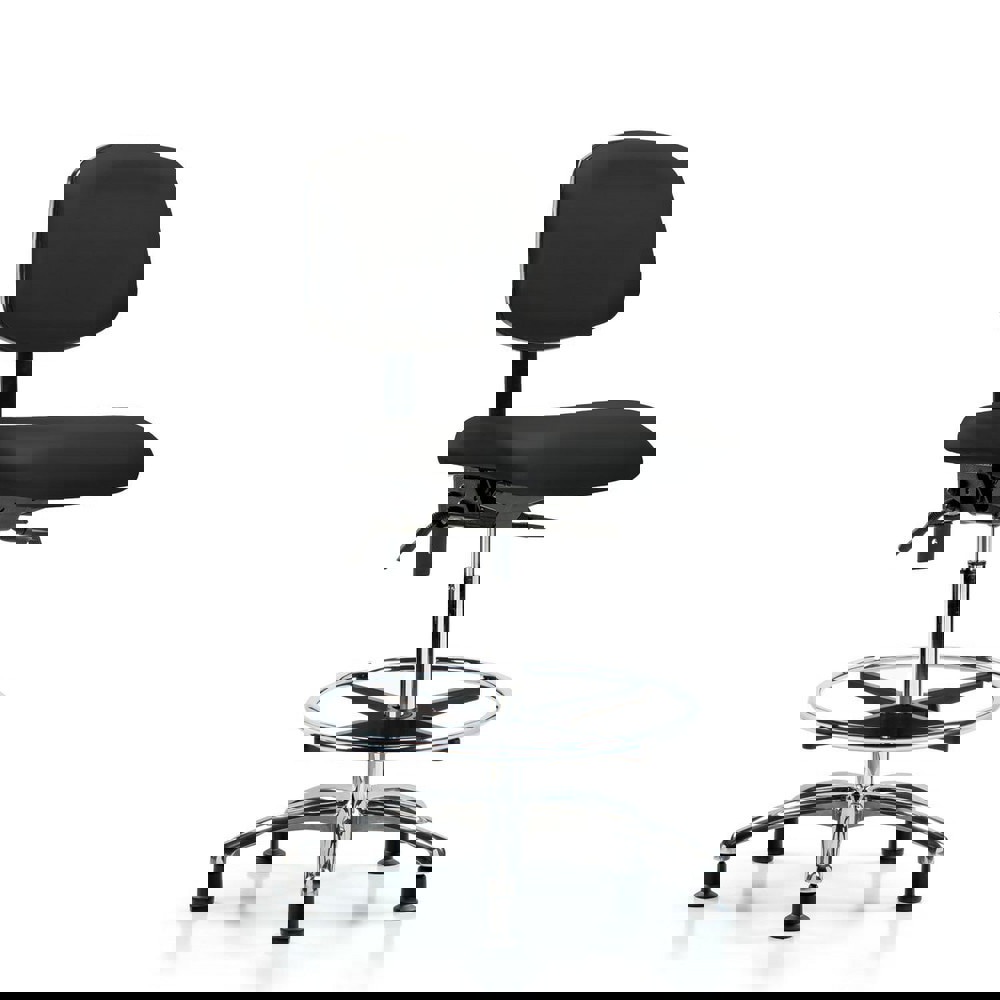 Task Chair: Vinyl, Black