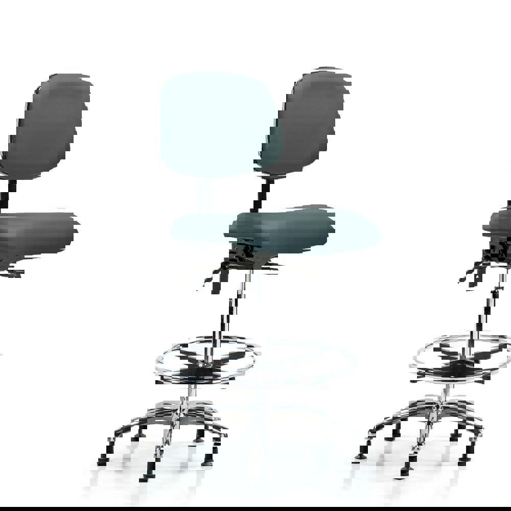 Task Chair: Vinyl, Colonial Blue