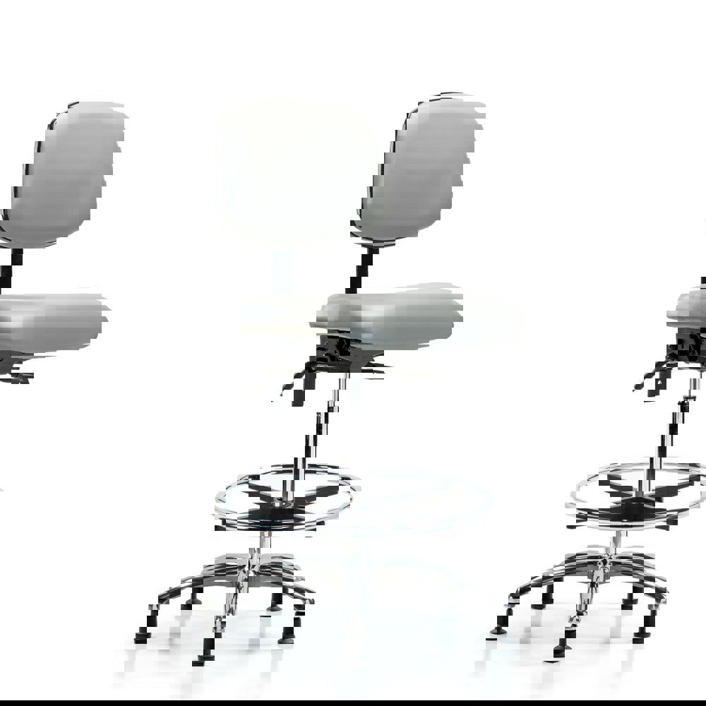 Task Chair: Vinyl, Dove