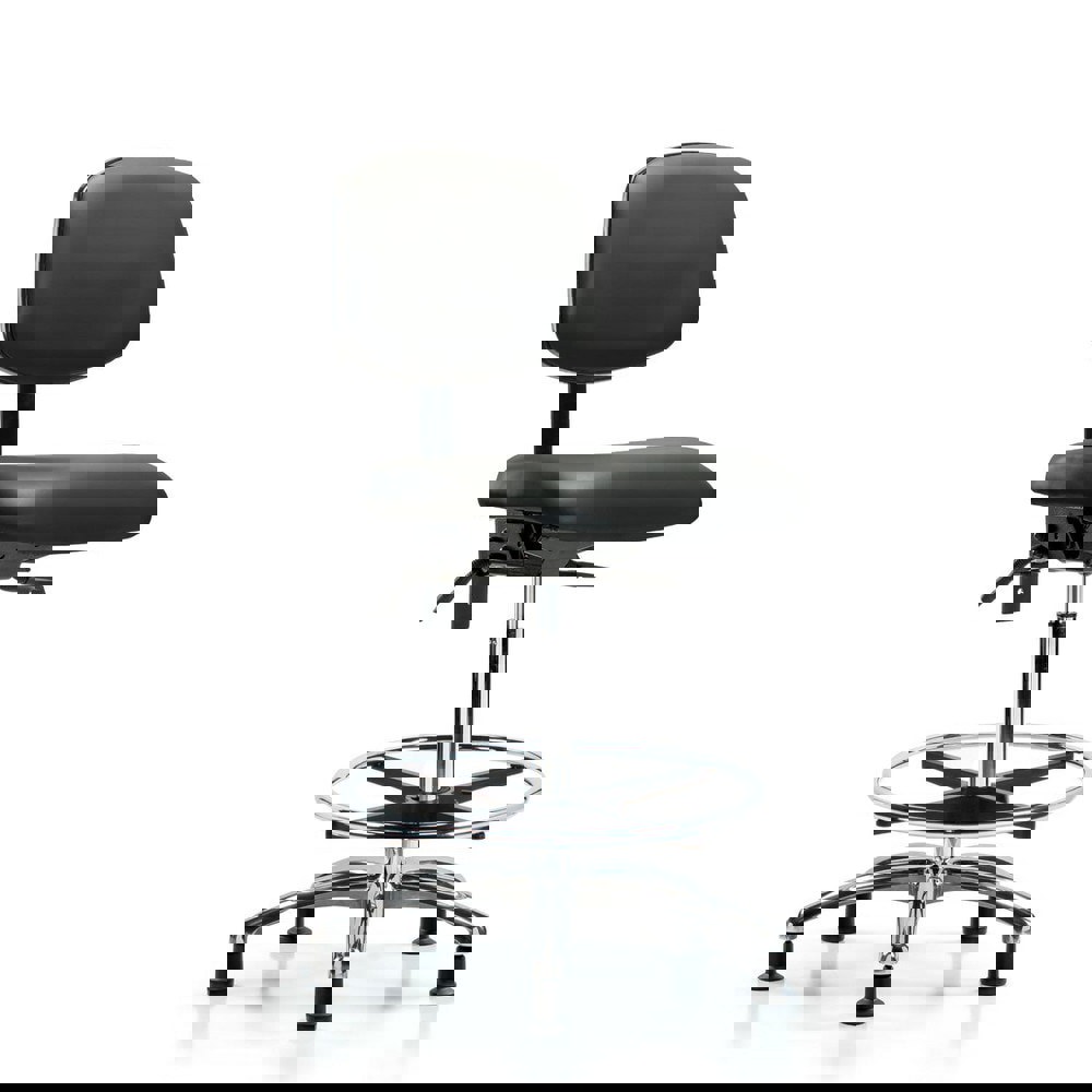 Task Chair: Vinyl, Carbon