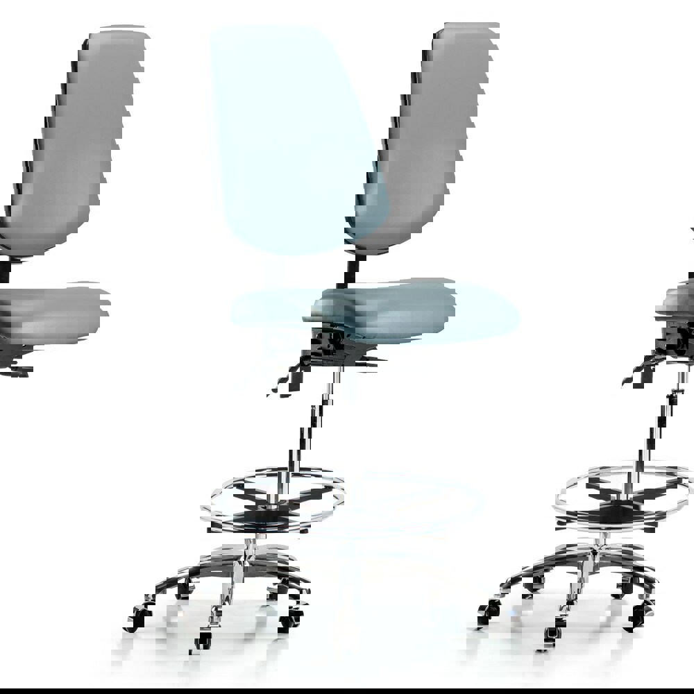 Task Chair: Vinyl, Storm