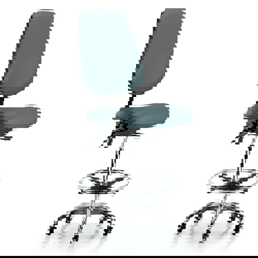 Task Chair: Vinyl, Colonial Blue