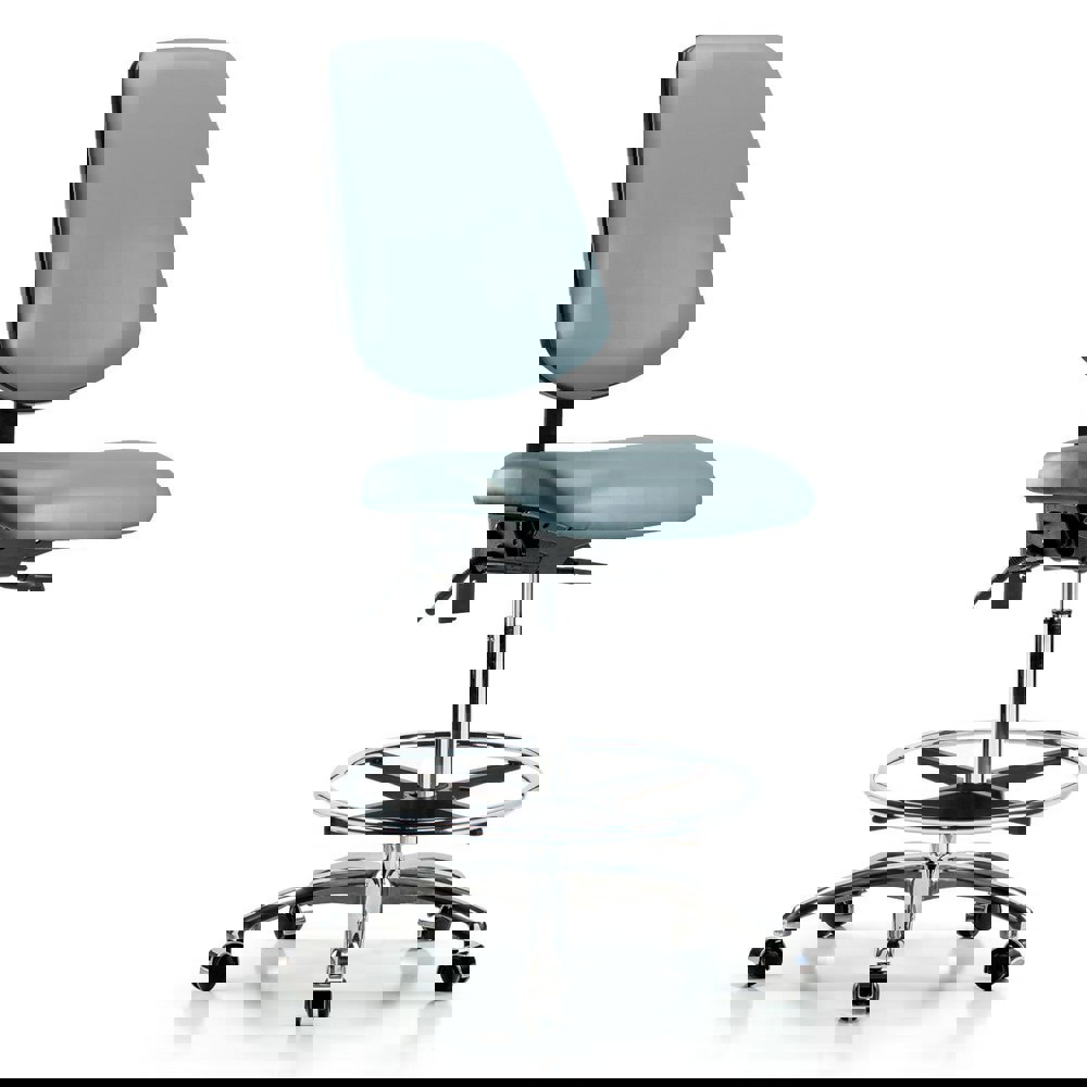 Task Chair: Vinyl, Storm