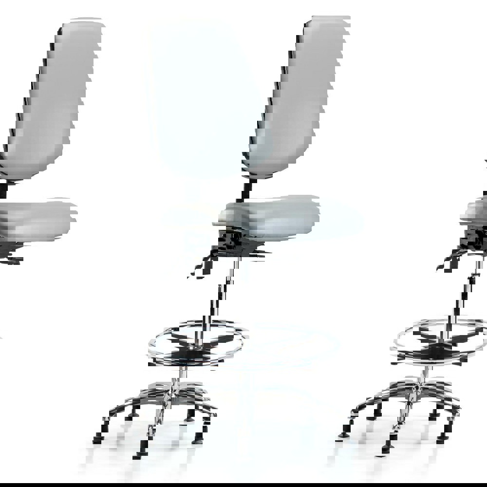 Task Chair: Vinyl, Dove