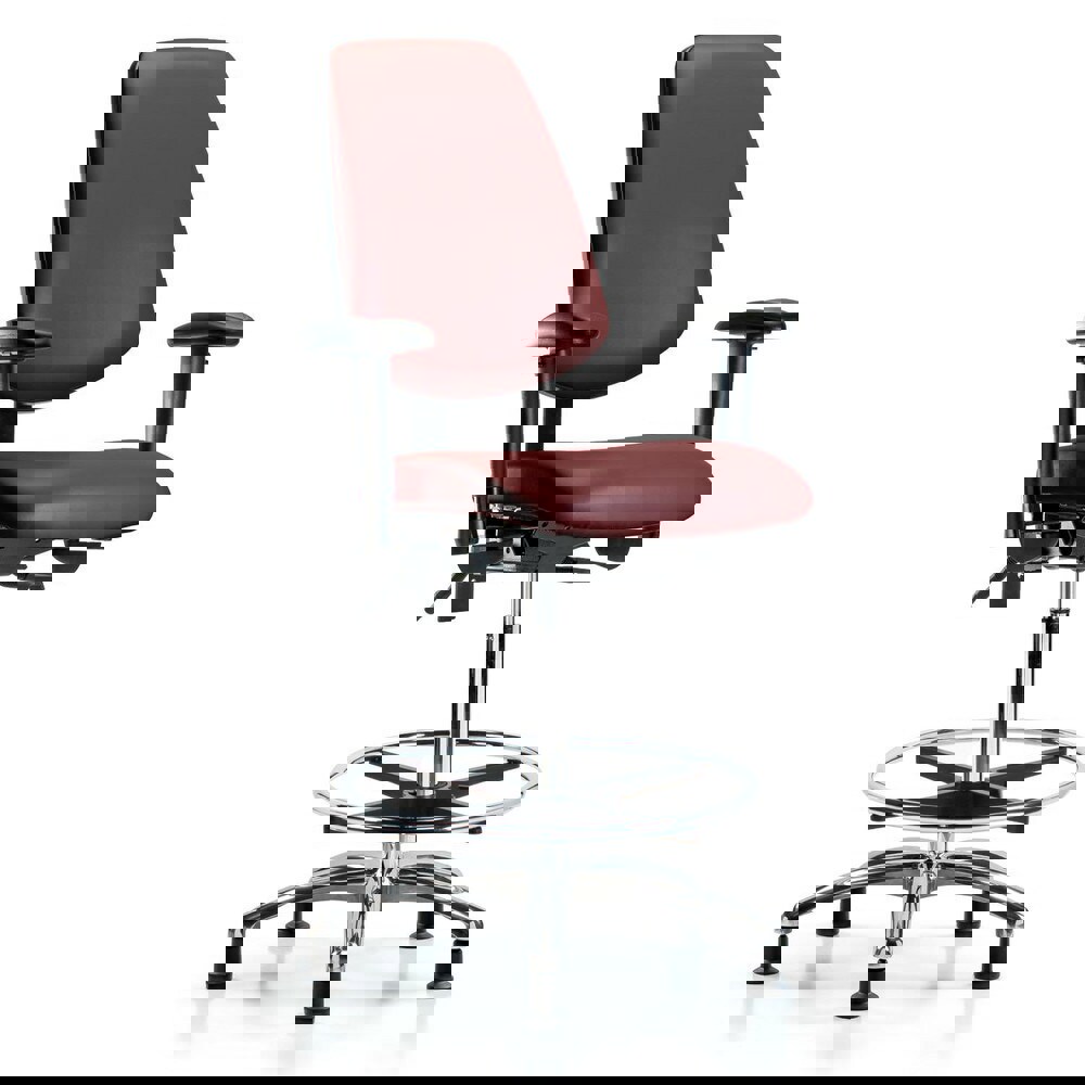 Task Chair: Vinyl, Borscht