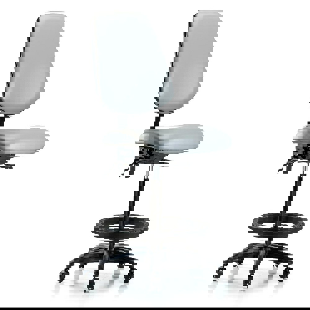 Task Chair: Vinyl, Dove