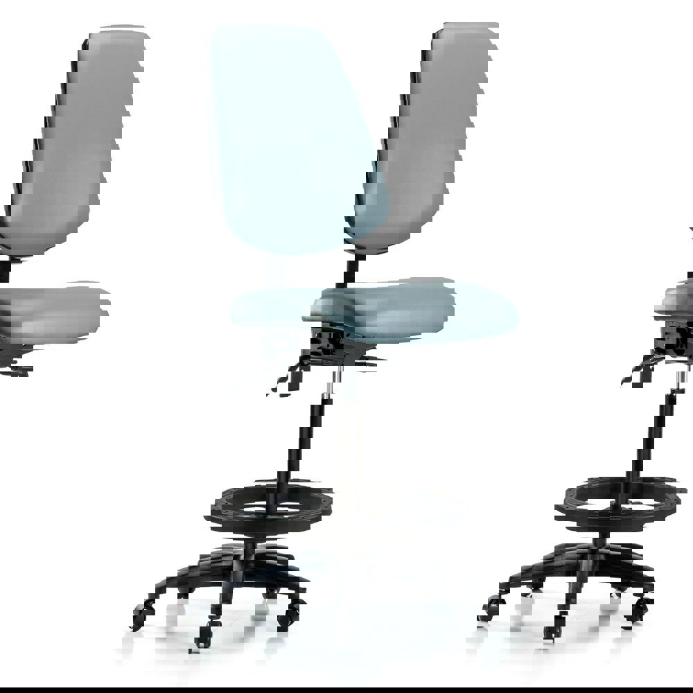 Task Chair: Vinyl, Storm