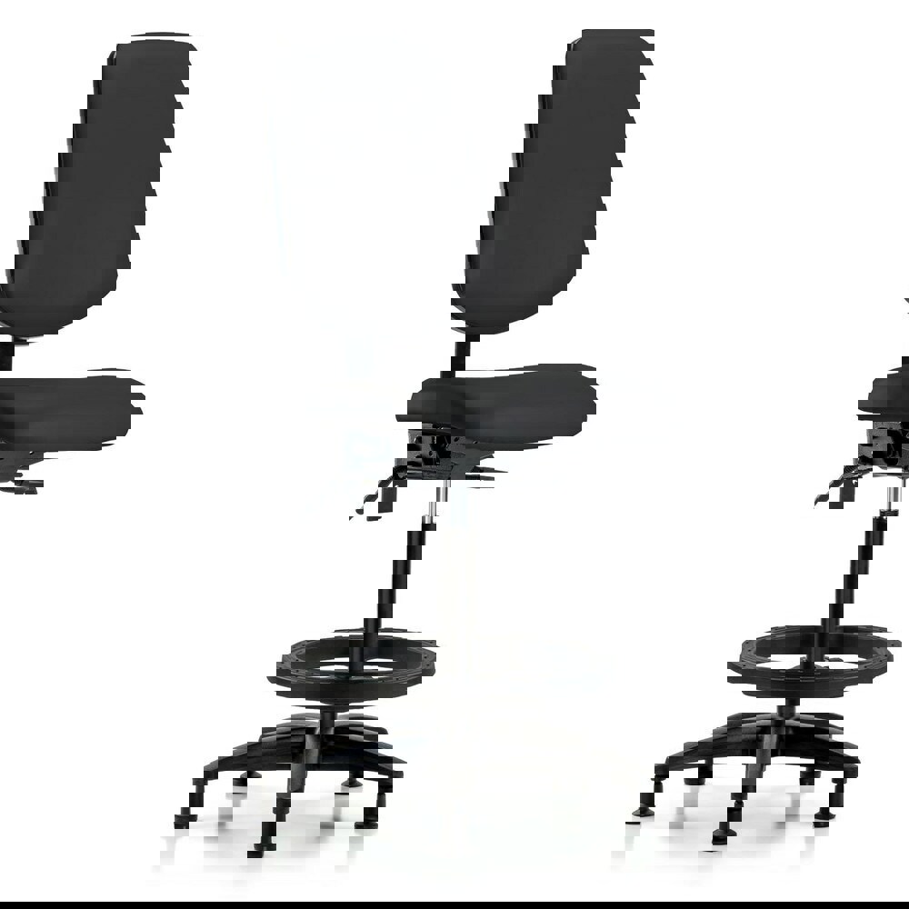 Task Chair: Vinyl, Black