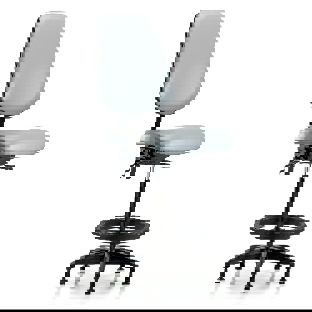 Task Chair: Vinyl, Dove