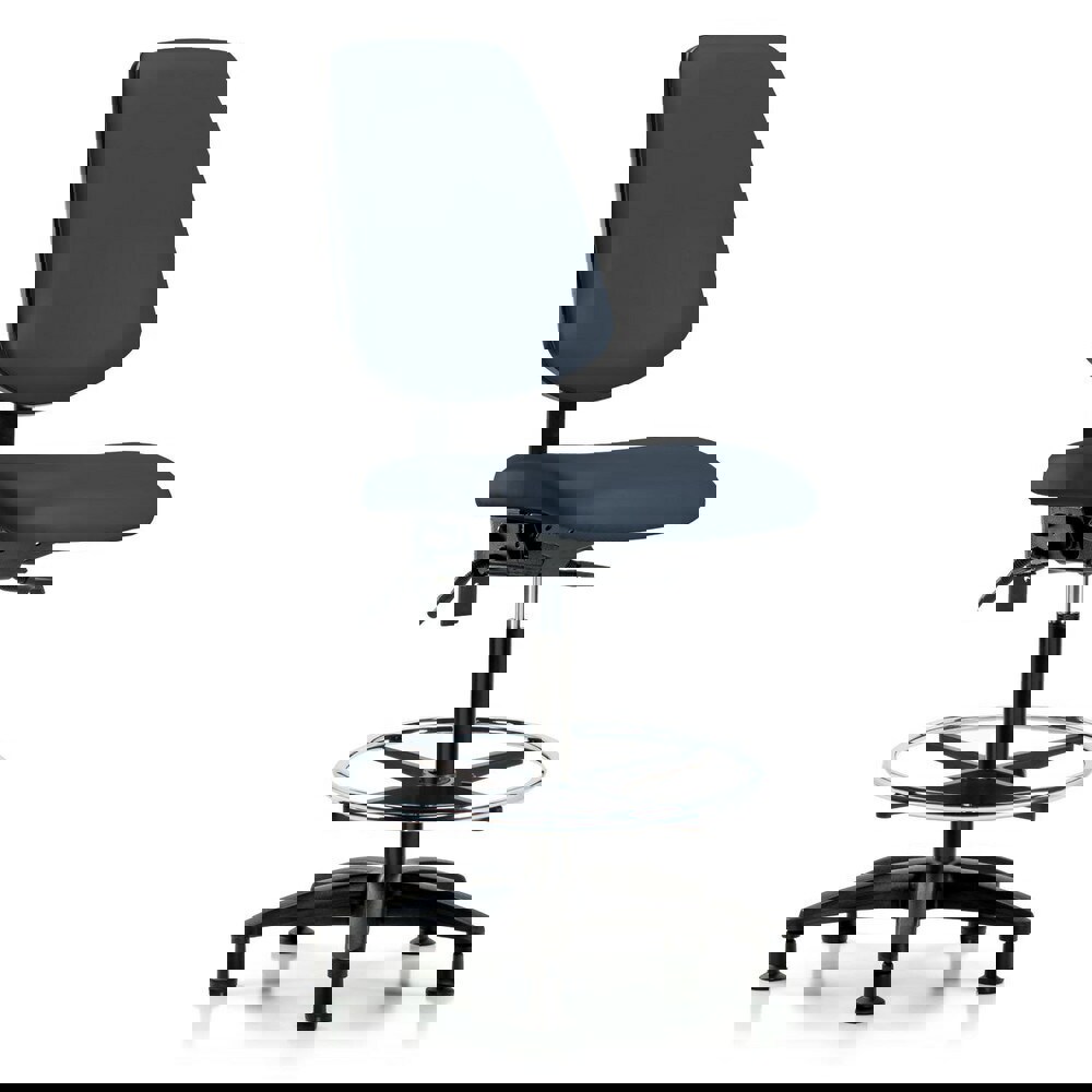 Task Chair: Vinyl, Imperial Blue