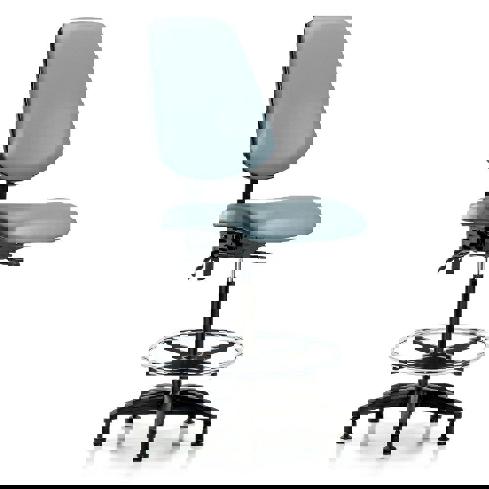 Task Chair: Vinyl, Storm