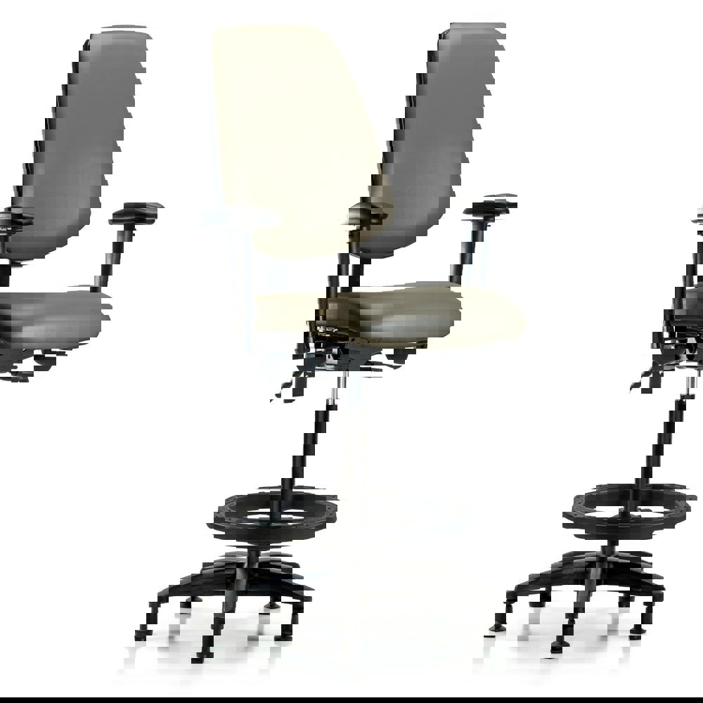 Task Chair: Vinyl, Taupe