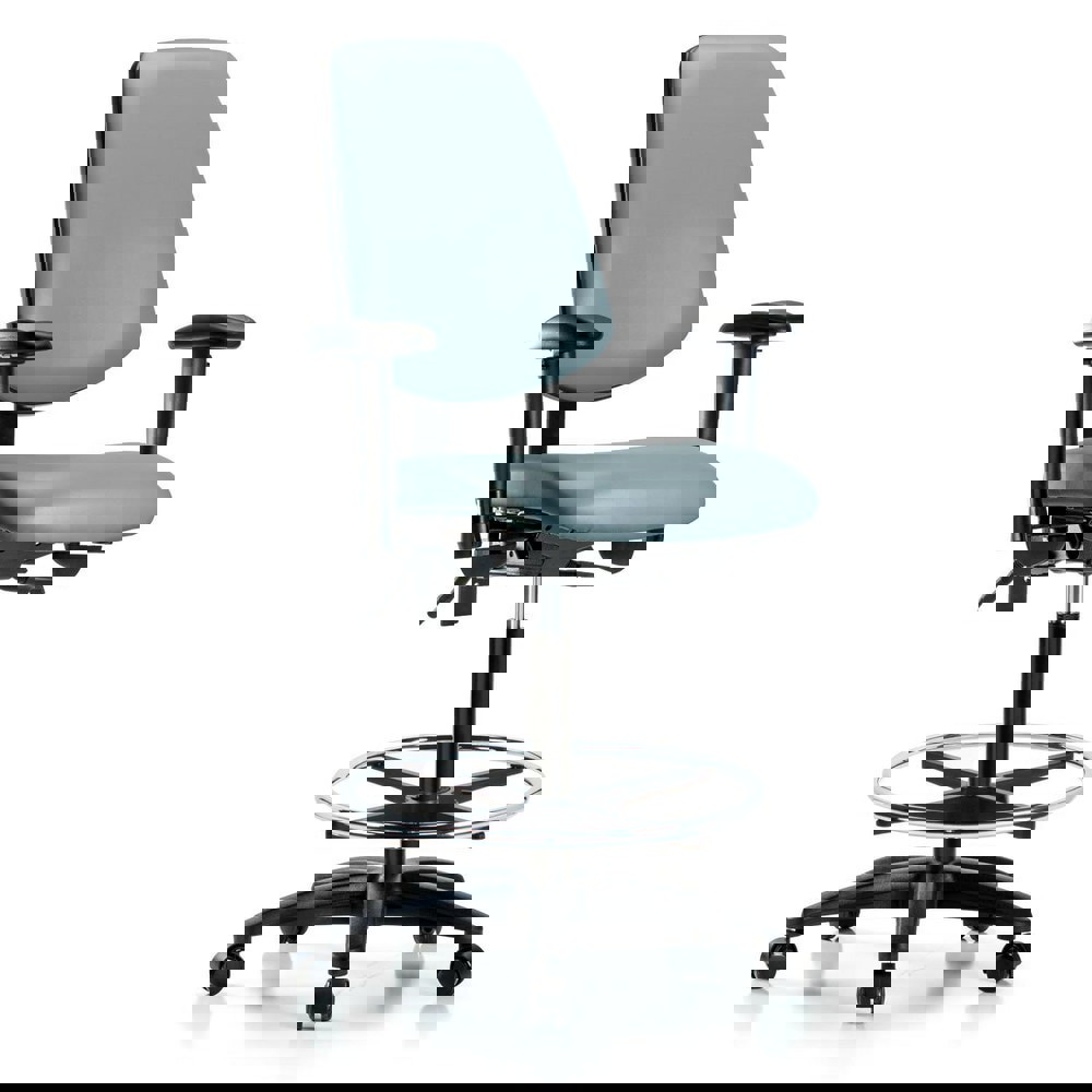 Task Chair: Vinyl, Storm