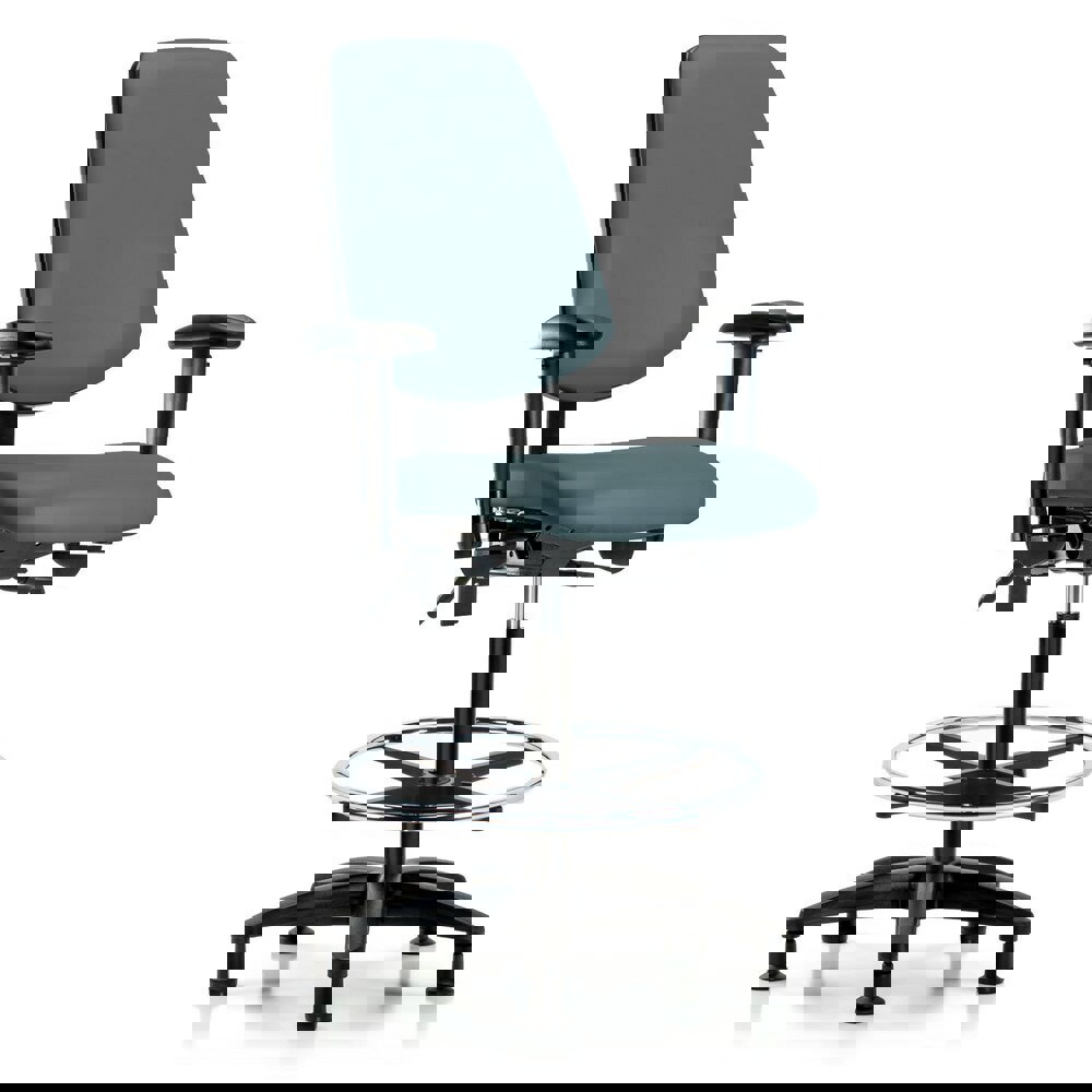 Task Chair: Vinyl, Colonial Blue