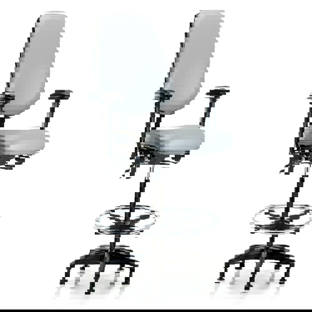 Task Chair: Vinyl, Dove