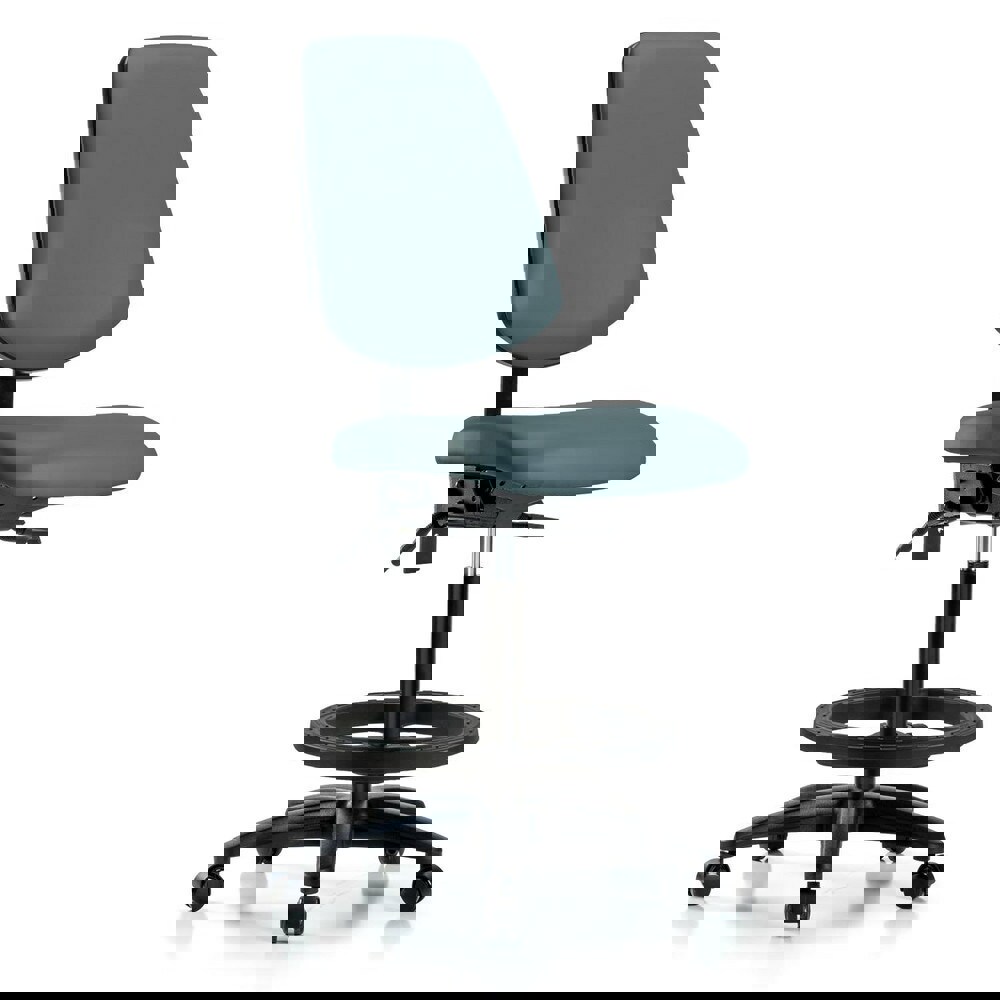 Task Chair: Vinyl, Colonial Blue