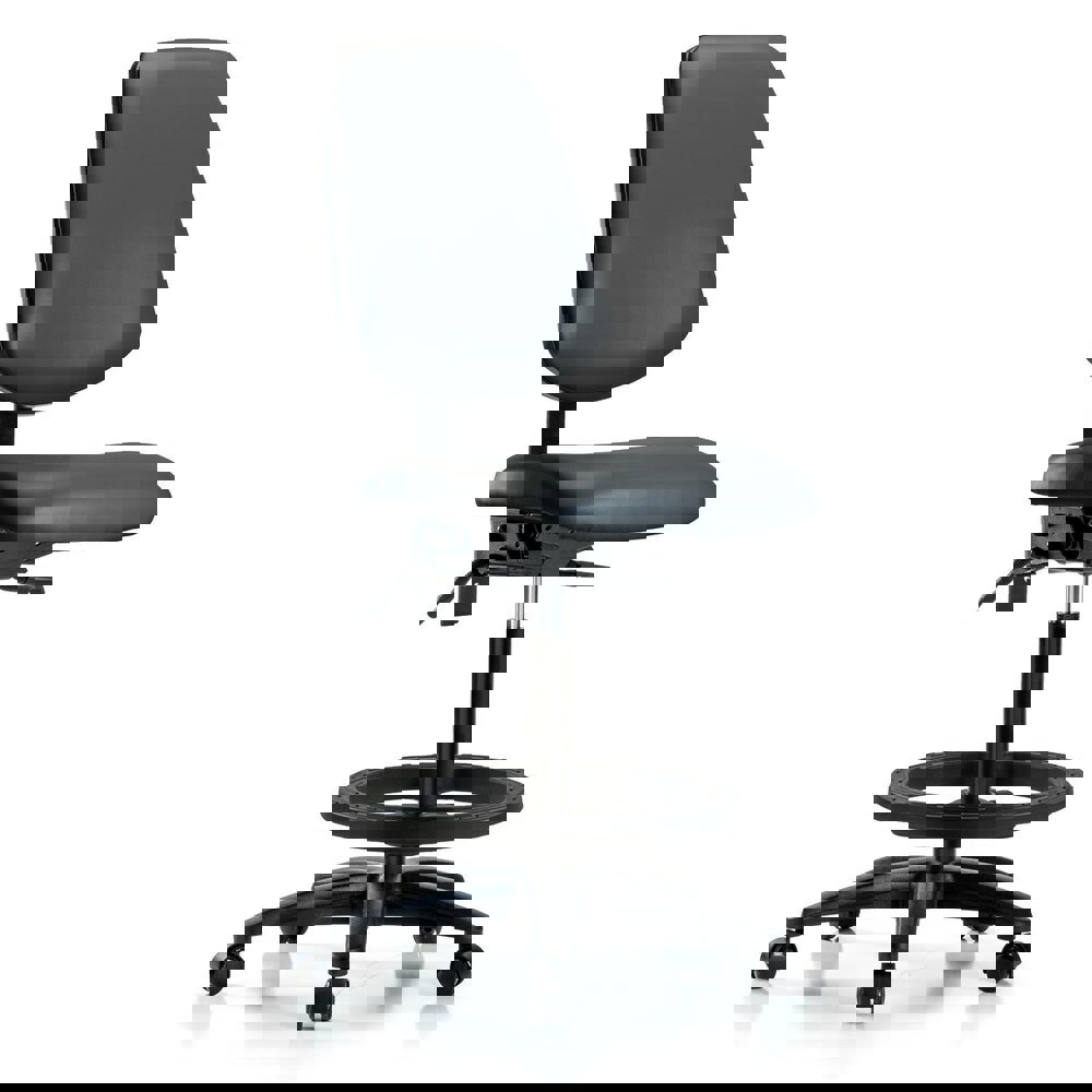 Task Chair: Vinyl, Carbon