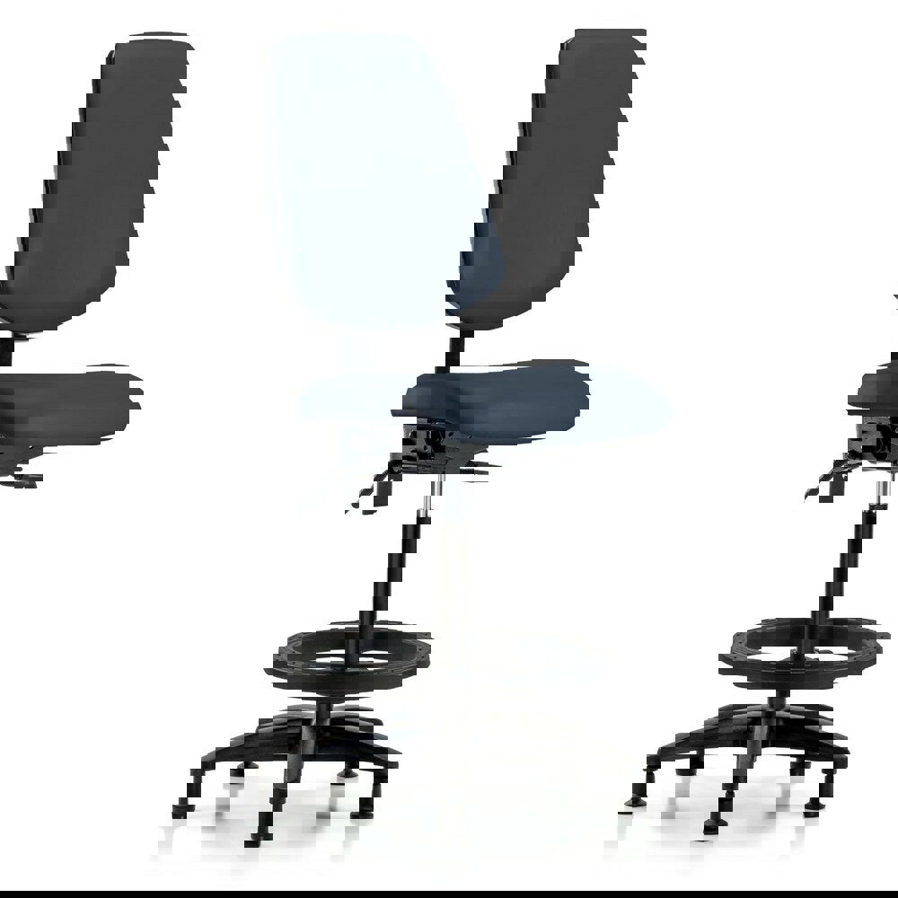 Task Chair: Vinyl, Imperial Blue