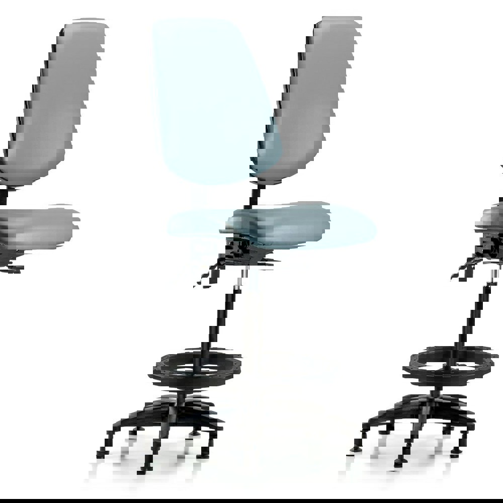 Task Chair: Vinyl, Storm