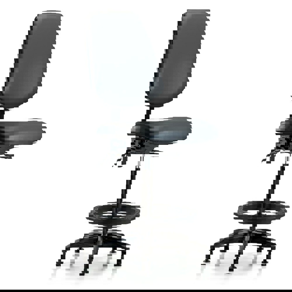 Task Chair: Vinyl, Carbon