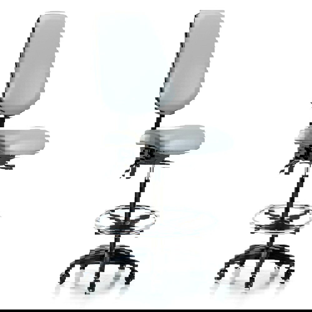 Task Chair: Vinyl, Dove