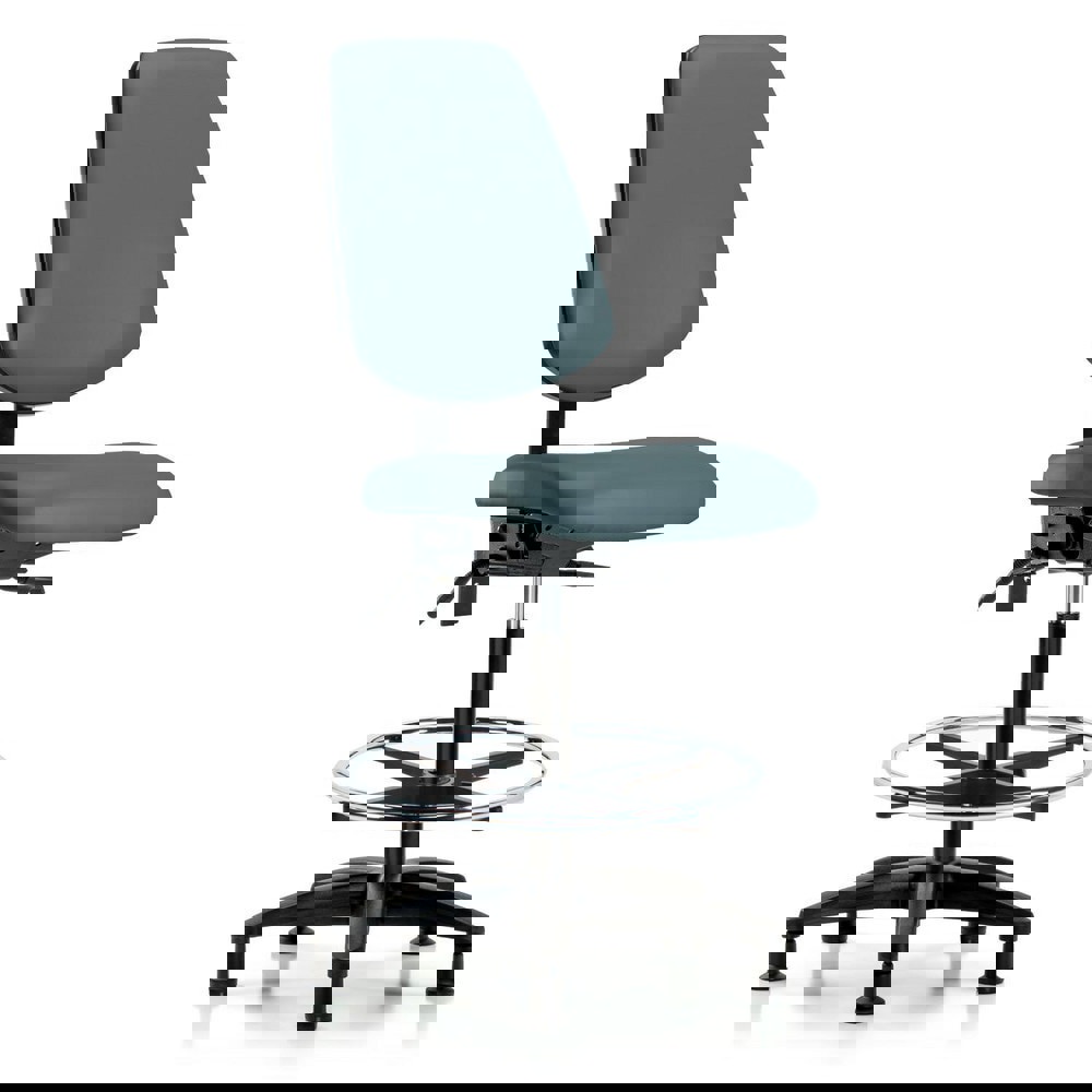 Task Chair: Vinyl, Colonial Blue