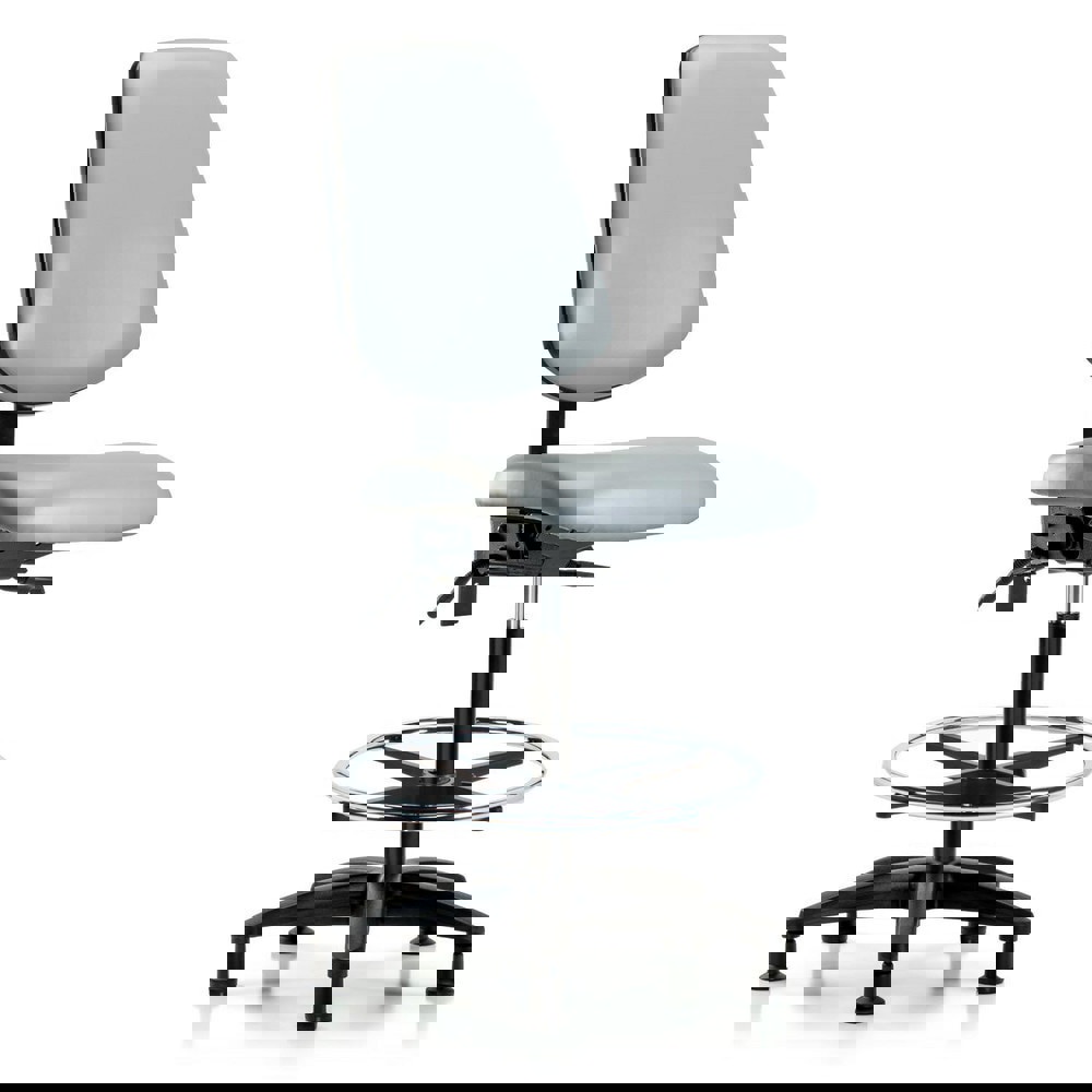 Task Chair: Vinyl, Dove