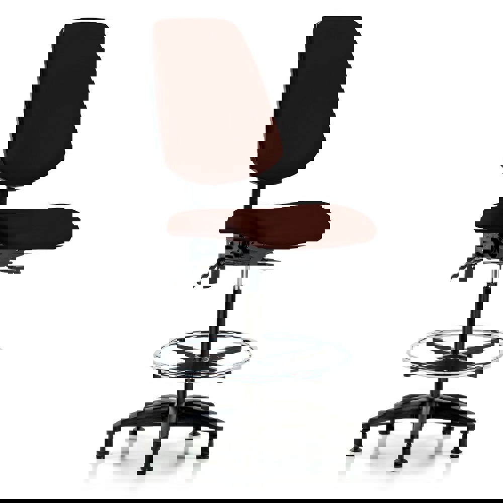 Task Chair: Vinyl, Charcoal